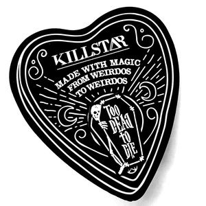 Killstar “Too Dead To Die” Skeleton Coffin Enamel Pin